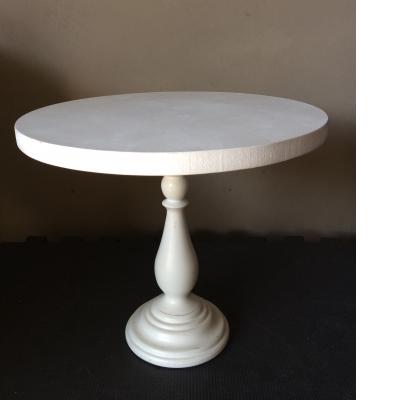 White Wooden Cake Stand