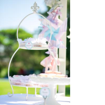 Metal Cake Stand - Two Tier