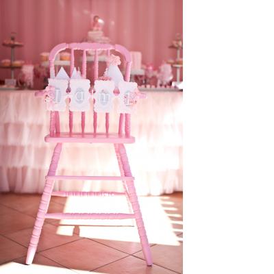 Vintage Highchair - Pink