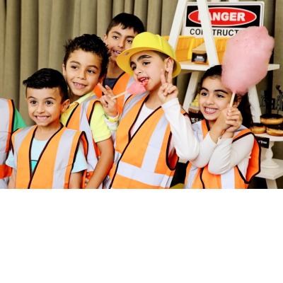 Construction Vests on Hanger Dress Up x 14