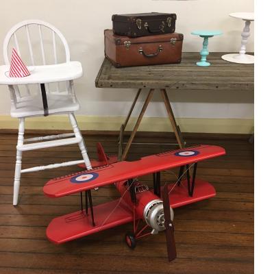 Vintage Plane Large (red) 