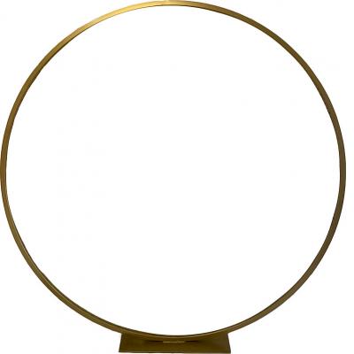 Gold Round Hoop Circle 