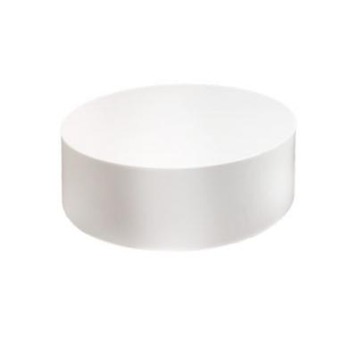 White Acrylic Risers - Round