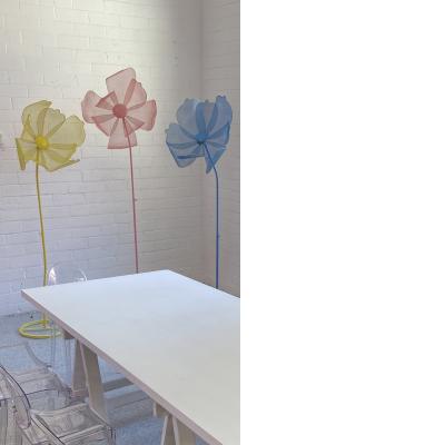 Giant Pastel Flowers set of 3