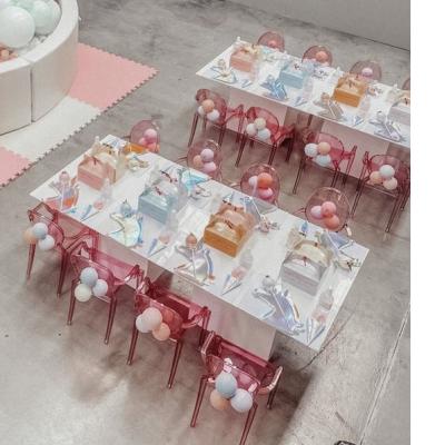 Kids Acrylic Table - White 