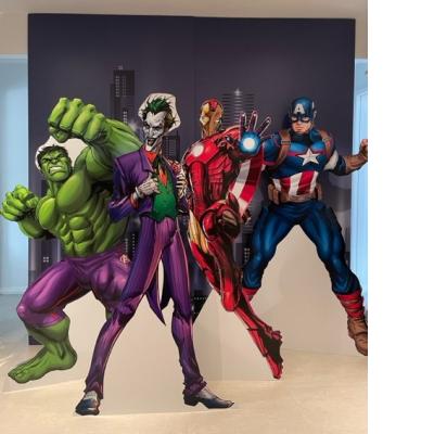 Superhero Character Cut Outs 