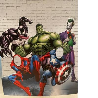 Superhero Photo Prop Cut Out