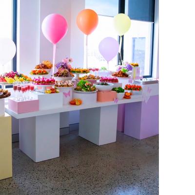 Acrylic Display Food Risers - set of 10